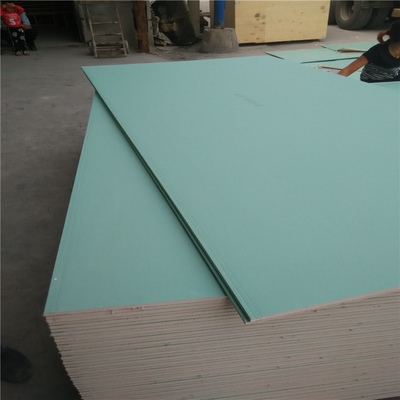12.5 मिमी नमी जिप्सम बोर्ड 1200x1800 सादा पैटर्न हरा रंग