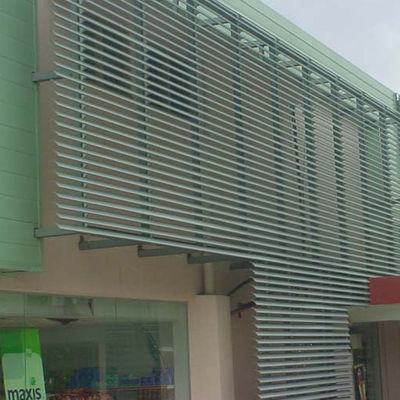 85 मिमी एल्यूमीनियम सन लोवर सांस लेने योग्य बाहरी सन blinds