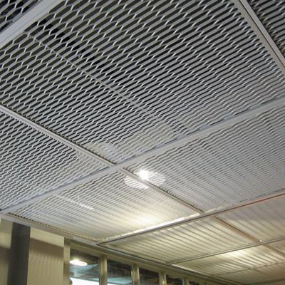 विस्तारित धातु मेष छत पैनल 600x1200 सजावटी मेष पैनल