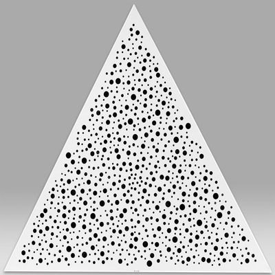 मेट्रो स्टेशन के लिए छत में 1000x1000x1000mm त्रिकोणीय क्लिप