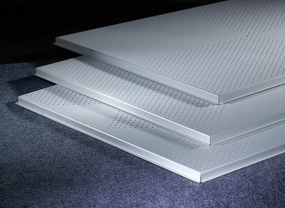 कन्वेंशन सेंटर के लिए 0.5 मिमी मोटाई में 600x600 मिमी एल्यूमिनियम परत