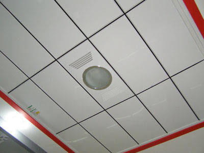 मेट्रो स्टेशन एल्युमीनियम हुक-ऑन सीलिंग 25mm ऊंचाई आसानी से जुदा किया जा सकता है