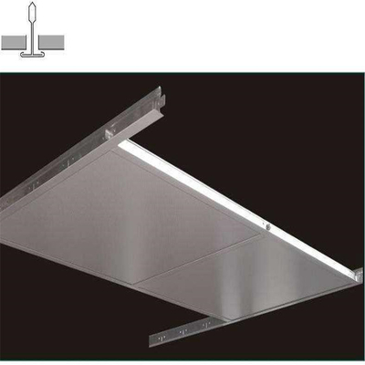 600mm X 600mm एल्युमिनियम मेटल सीलिंग लेट ऑन सीलिंग सिस्टम शार्प एज