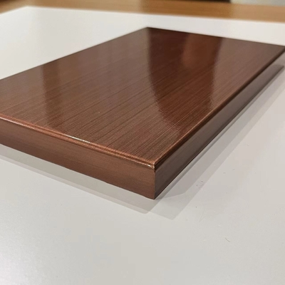 1.5 मिमी मोटाई ठोस एल्यूमीनियम क्लैडिंग पैनल 1600x5000 मिमी