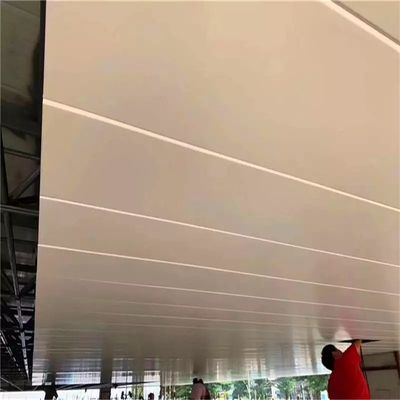 शॉपिंग मॉल के लिए एल्यूमीनियम मिश्र धातु एच पट्टी छत 500x30x3000 मिमी