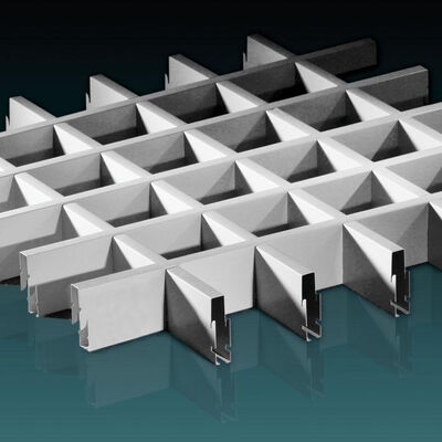 250 मिमी सरल स्थापना ग्रिड एल्यूमीनियम छत टाइल